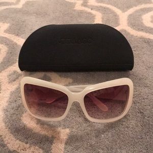 Pearl White Oliver Peoples Sunglasses